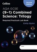 Cover: AQA GCSE Combined Science (9-1) Required Practicals Lab Book - Collins