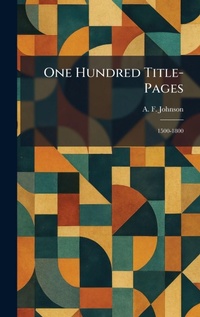 Enlarge image Cover: One Hundred Title-Pages - Creative Media Partners, LLC