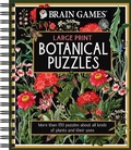 Cover: Brain Games - Large Print Botanical Puzzles - Publications International, Ltd.