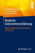 Cover: Moderne Unternehmensf&uuml;hrung - Springer Gabler