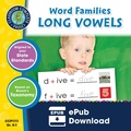 Cover: Word Families - Long Vowels Gr. PK-2 - Classroom Complete Press