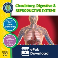 Enlarge image Cover: Circulatory, Digestive & Reproductive Systems Gr. 5-8 - Classroom Complete Press