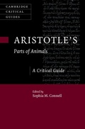 Cover: Aristotle's Parts of Animals - Cambridge University Press