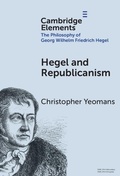 Cover: Hegel and Republicanism - Cambridge University Press