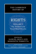 Cover: Cambridge History of Rights: Volume 5, The Twentieth and Twenty-First Centuries - Cambridge University Press