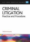 Cover: Criminal Litigation: 2026/27 - The University of Law Publishing Limited