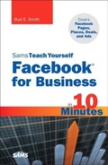 Cover: Sams Teach Yourself Facebook for Business in 10 Minutes - Addison Wesley