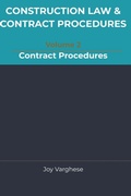 Cover: CONSTRUCTION LAW & CONTRACT PROCEDURES For CONSULTANTS AND CONTRACTORS - CONSTRUCTION LAW & CONTRACT PROCEDURES for CONSULTANTS AND CONTRACTORS