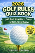 Cover: 2026 Golf Rules Quiz Book - 2026 Golf Rules Quiz Book
