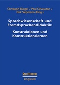 Cover: Sprachwissenschaft und Fremdsprachendidaktik - Stauffenburg Verlag