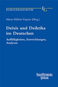 Cover: Deixis und Deiktika im Deutschen - Stauffenburg Verlag