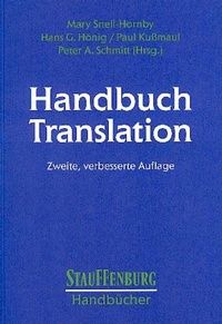 Enlarge image Cover: Handbuch Translation - Stauffenburg Verlag