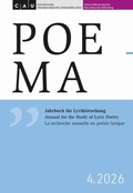 Cover: POEMA - Universit&auml;tsverlag Kiel | Kiel University Publishing