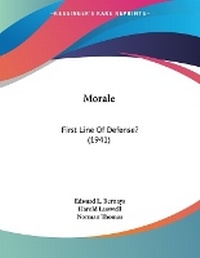 Enlarge image Cover: Morale - Kessinger Publishing