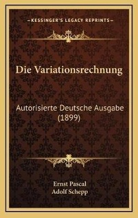 Enlarge image Cover: Die Variationsrechnung - Kessinger Publishing