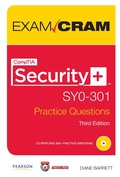 Cover: CompTIA Security+ SY0-301 Practice Questions Exam Cram - Pearson It Certification