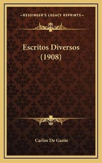 Abbildung von: Escritos Diversos (1908) - Kessinger Publishing