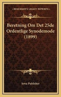 Abbildung von: Beretning Om Det 25de Ordentlige Synodemode (1899) - Kessinger Publishing