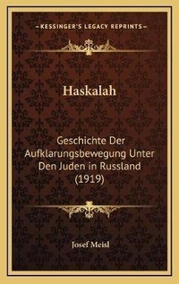 Enlarge image Cover: Haskalah - Kessinger Publishing
