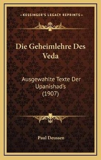 Abbildung von: Die Geheimlehre Des Veda - Kessinger Publishing