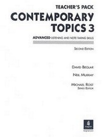 Enlarge image Cover: Contemporary Topics Teacher's Pack - Pearson Longman