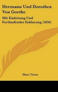 Enlarge image Cover: Hermann Und Dorothea Von Goethe - Kessinger Publishing