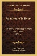 Cover: From House To House - Kessinger Publishing