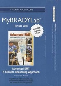 Abbildung von: NEW MyLab BRADY with Pearson eText -- Access Card -- for Advanced EMT - Pearson