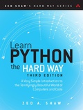 Cover: Learn Python the Hard Way - Addison Wesley