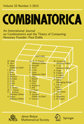 Bild: Combinatorica - Springer