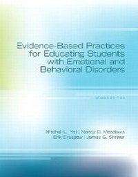 Enlarge image Cover: Evidence-Based Practices for Educating Students with Emotional and Behavioral Disorders, Pearson eText with Loose-Leaf Verison -- Access Card Package - Pearson