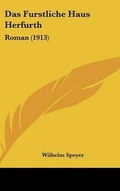 Cover: Das Furstliche Haus Herfurth - Kessinger Publishing