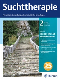 Abbildung von: Suchttherapie - Thieme