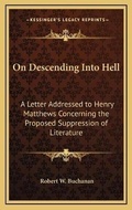 Cover: On Descending Into Hell - Kessinger Publishing