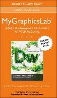 Abbildung von: MyLab Graphics Adobe Dreamweaver CC Course Access Card - Peachpit Press Publications
