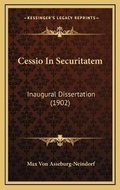 Bild: Cessio In Securitatem - Kessinger Publishing