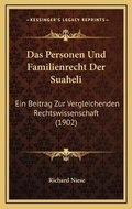 Bild: Das Personen Und Familienrecht Der Suaheli - Kessinger Publishing