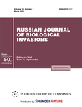 Abbildung von: Russian Journal of Biological Invasions - Pleiades Publishing