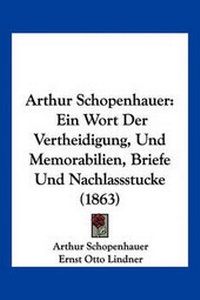 Enlarge image Cover: Arthur Schopenhauer - Kessinger Publishing