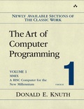 Cover: Art of Computer Programming, Volume 1, Fascicle 1, The - Addison Wesley