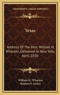 Cover: Texas - Kessinger Publishing