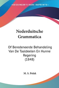 Abbildung von: Nederduitsche Grammatica - Kessinger Publishing