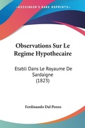 Bild: Observations Sur Le Regime Hypothecaire - Kessinger Publishing