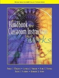 Enlarge image Cover: A Handbook for Classroom Instruction that Works - Pearson