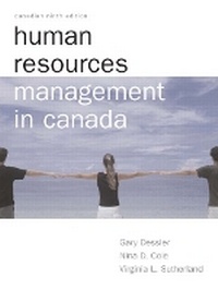 Enlarge image Cover: Human Resources Management In Canada, Ninth Canadian Edition - Prentice-Hall (Canada)