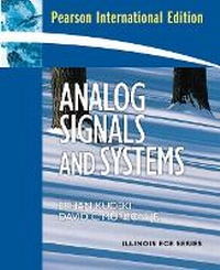 Enlarge image Cover: Analog Signals and Systems - Pearson