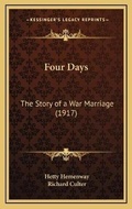 Cover: Four Days - Kessinger Publishing