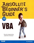 Cover: Absolute Beginner's Guide to VBA - Addison Wesley