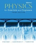 Cover: Physics for Scientists and Engineers, Volume 1 (Ch. 1-20) - Pearson