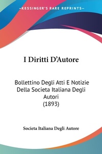 Abbildung von: I Diritti D'Autore - Kessinger Publishing